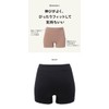 Wacoal CGG255 PGG601 Ribbed Boy-Length Shorts, Non-Sewn, SMLLL GOCOCi, Large
