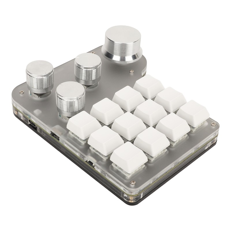 Blue Switch Keyboard USB C BT 2.4G Wireless Mini RGB