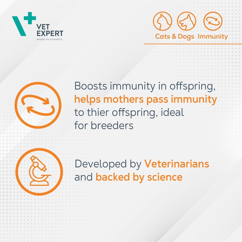 Vet Expert VetoMune Immune Support Supplement for Cats & Dogs