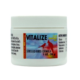 Morning Bird Vitalize, Supplement for Sick, Injured, or Stressed Caged Birds; Dehydration and Exhaustion Treatment for Parakeets, Cockatiels, Budgies, Finches, Canaries, and Parrots, 1 oz