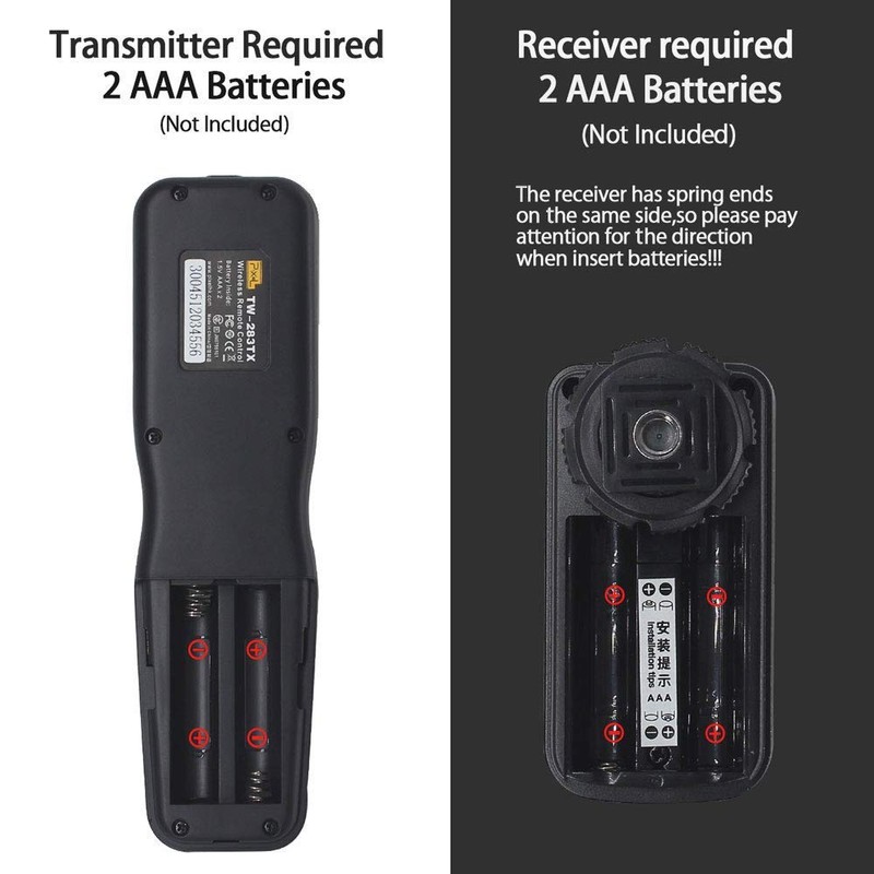 Wireless Remote Shutter for Nikon, Pixel TW-283 DC2 Wireless Shutter
