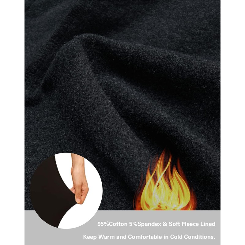 Idtswch 34" Inseam Long Inseam Mens Tall Sweatpants Fleece-Line Extra