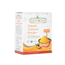 Root2Leaf Organic Turmeric Powder 5% Curcuminoids 100g