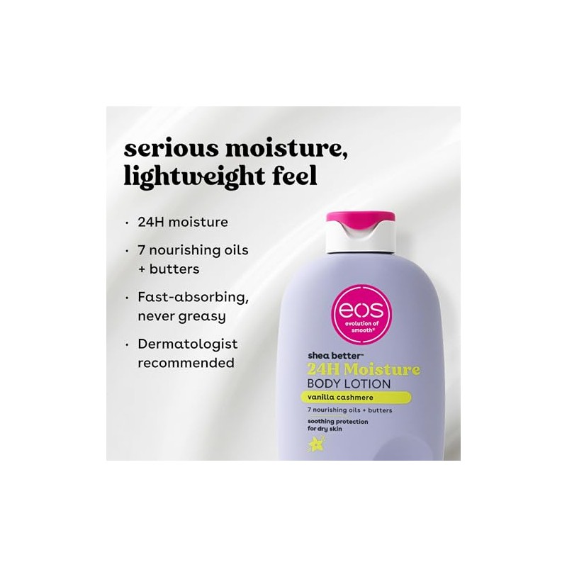 EOS Eos Shea Better Body Lotion – Vanilla Cashmere |