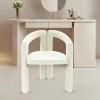 Modern Beige Chair with Soft Cushion, Makeup Chair, Chair with