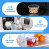 Pack of 6 300 ml Round Food Storage Containers, Airtight