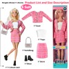6 Pack Fashion 11.5 inch American Toy Prinecess Dolls Playset