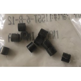 Unbranded [10 Pack] 5/16” OD 9/32” Long Zinc Plated Brass Unthreaded Spacers For #6 Screw