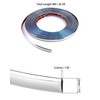 QWORK Automotive Chrome Trim Molding, 1/2 inch Wide 26FT DIY
