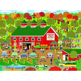 Home Country 1000 Piece Jigsaw Puzzle - Bobbing Apple Orchard Farm
