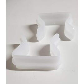 Just Accessories® Plastic U Clips For Divan Bed Bases and Ottoman Bed Bases to join - Plastic U Clips (4 x Plastic U Clips)