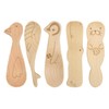 TOUGEI Gift Aqua Cutlery Set, For Children, Wooden Spoon, 5-Piece