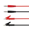 Multimeter Test Leads, 2PCS Alligator Clips Test Leads, Crocodile Clips