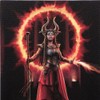 Something Different Wholesale Fire Element Magic Demon Mounted MDF Gothic