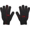 Guantes exfoliantes de baño premium – 6 pares negros, reutilizables