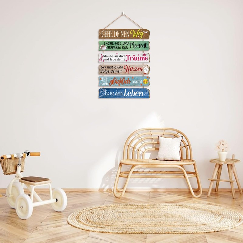 BINCUE 5025 Geh deinen eigenen Weg Wall Art