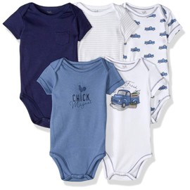 Touched by Nature Unisex Baby Organic Cotton Bodysuits