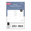 Filofax 2025 Pocket Diary Minimal Week on Two Pages