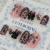 Indie Zebra Handmade Nail Tips - Almond S / 인디