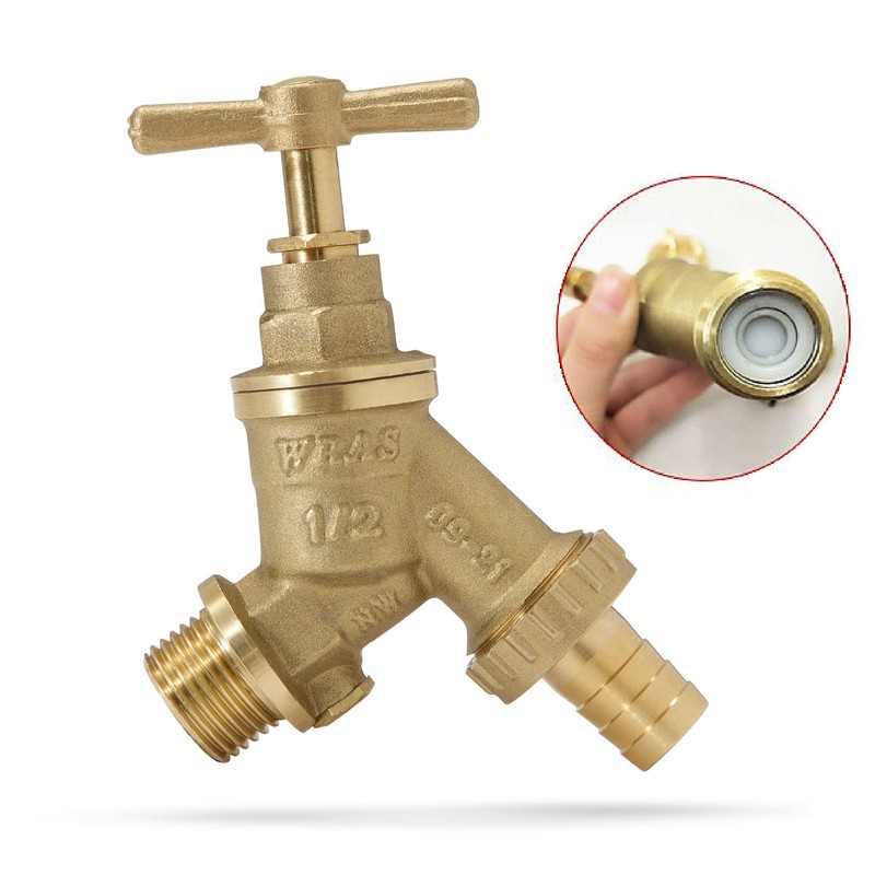 UKDeals Direct® Outdoor Garden Tap with Check Valve, 15mm x