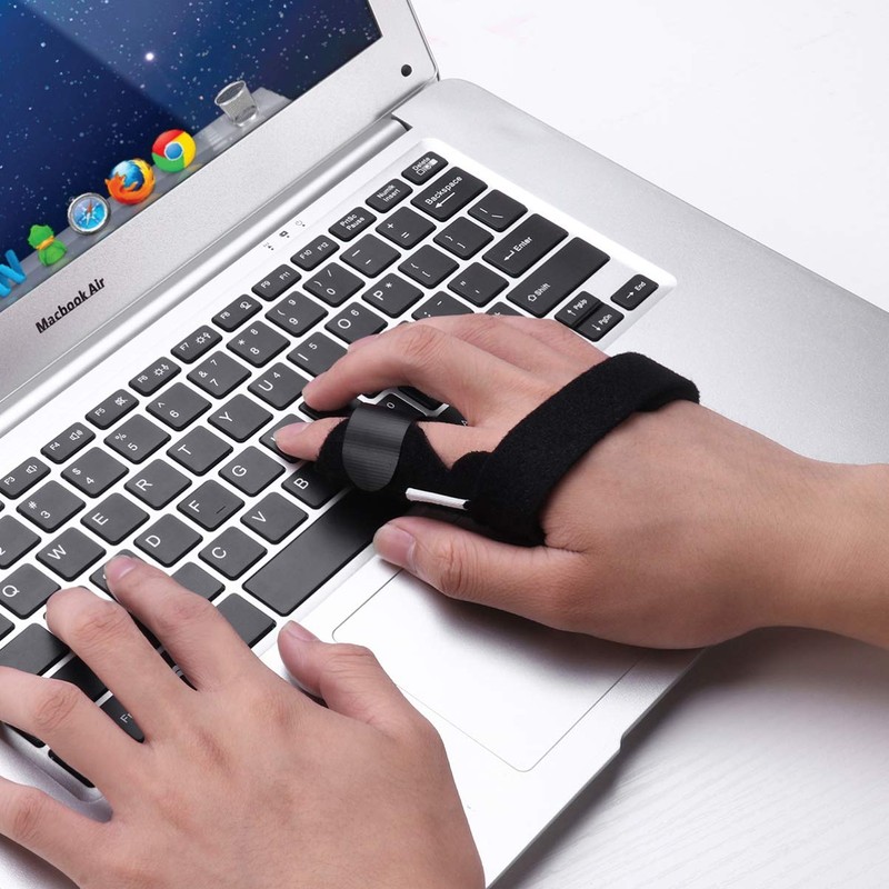 CLISPEED Trigger Finger Splint Finger Splint Support Adjustable Fixing Belt