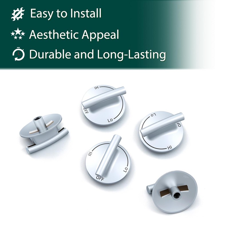 7733P410-60 Stove Knobs Replacement Parts for Jennair Cooktop Surface Burner
