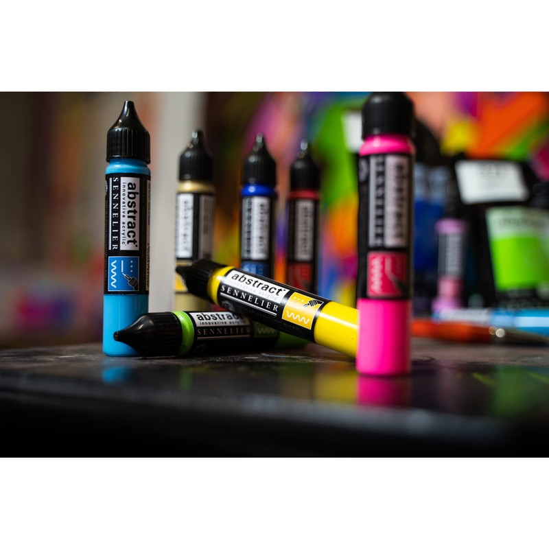 Sennelier Abstract Acrylic 3D Liner 27ml (Mars Black)