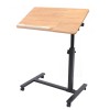 Laptop Desk Angle Height Adjustable Rolling Cart Over Bed Table