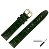 MARBURGER Watch Strap 18 mm Leather Crocodile (Caiman) Embossing with