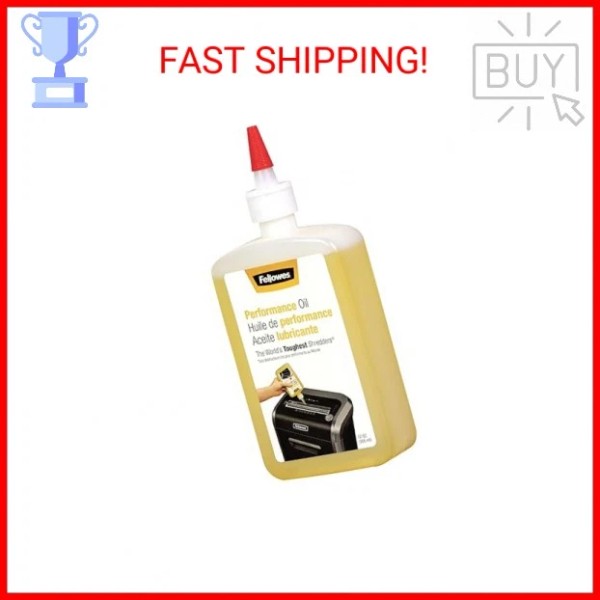 Fellowes Powershred High Security Performance Oil, 12 Ounce (3505701), Jam