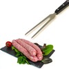 Kerafactum Meat Fork, Stainless Steel Carving Fork, Flat with Tines,