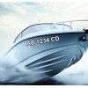 A Pair of Custom Boat Registration Numbers & Letters Marine
