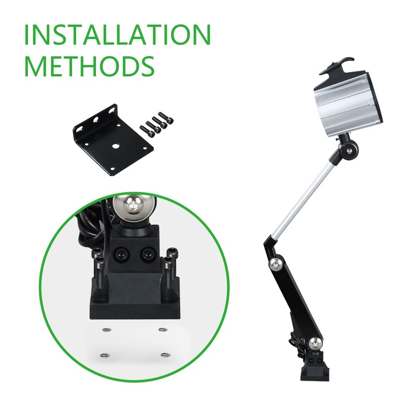 Xapolu LED Machine Work Light with 22In Alloy Arm, 12W