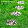 Natural River Rock Stepping Stones for Garden Walkway - Round