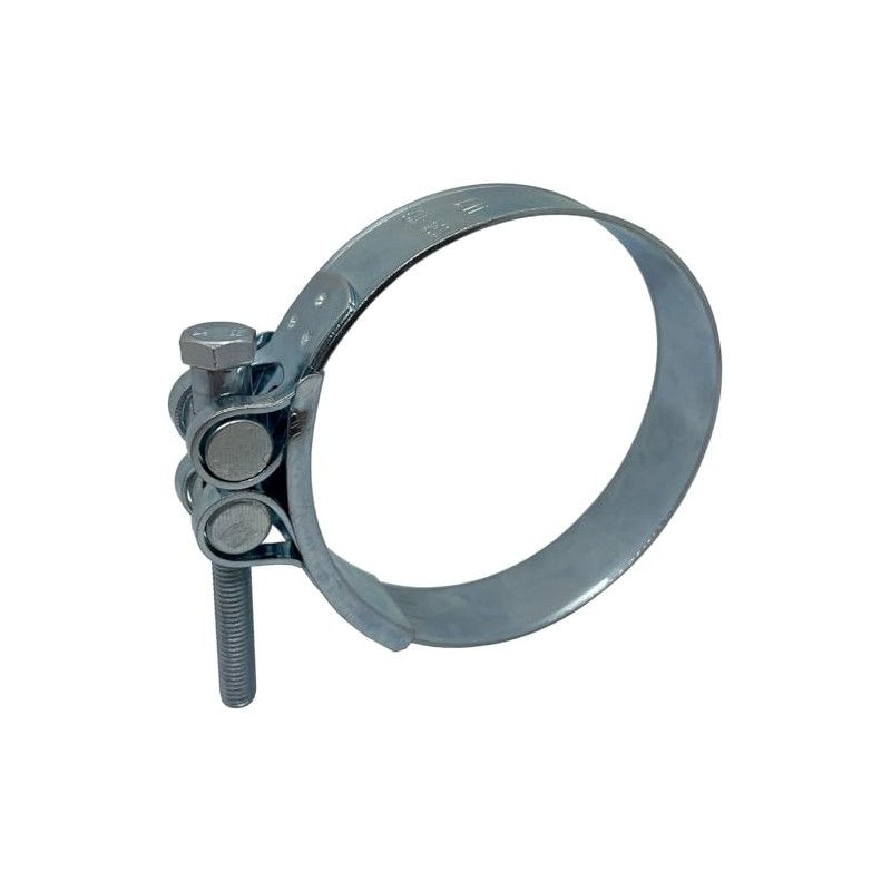 4x Lumonic Bolt Clamp 104-112 mm Galvanised Hose Clamp for