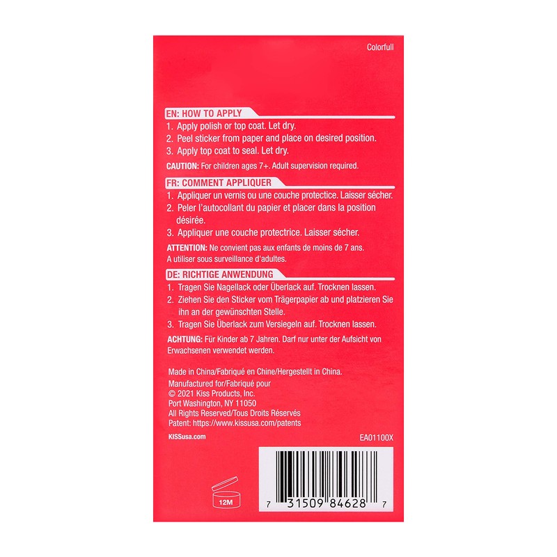 KISS Art Sticker Easter - Colorful