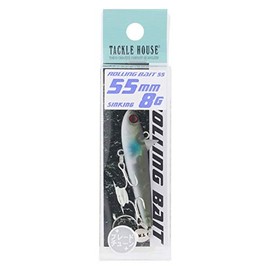 Tacklehouse R.D.C Rolling Bait Ultra-Small Blade Tune, 2.2 inches (55 mm), 0.3 oz (8 g), Matte Clear Haku #BD7 RB55
