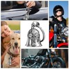 vvag Motorcycle Bell Guardian Angel, Good Luck Biker Bell with