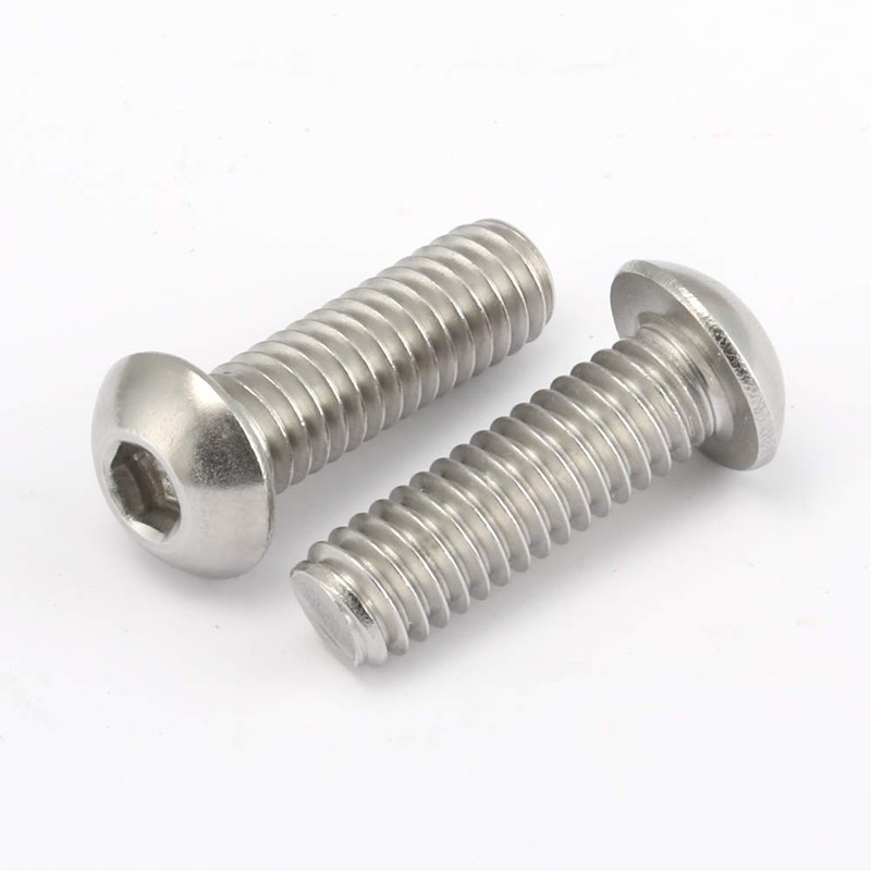 MewuDecor 10-32 x 3/8" Button Head Socket Cap Bolts Screws,