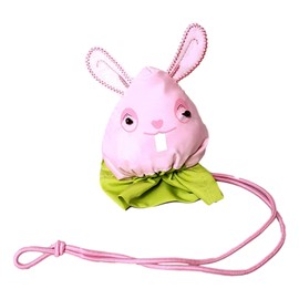 SONA G DESIGNS Set of 2 - Unique Reusable Shopping Bunny Tote Bag