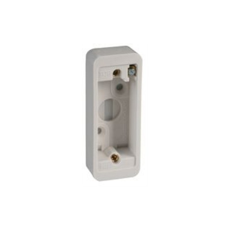 Crabtree 1 Gang Arch Itrave Back Box Moulded White 4005