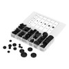 200Pcs Wire Washer Kit Rubber Grommet Dustproof Insulated Fireproof for