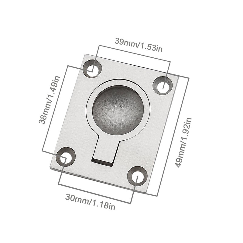 The Lord of the Tools Flush Ring Pull Handles with