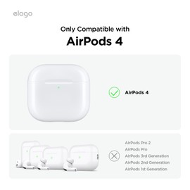 elago Dust Guard Dust Guard Compatible with AirPods 4 Case - Anti-Dust Film Sticker, Protects from Iron/Metal Dust (Dark Grey) (2 Set) (Must Watch Installation Guide)