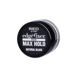 Red by Kiss Edge Fixer Color 24 HR Max Hold & 100% Gray Coverage 30mL (1.01 US fl.oz) Natural Black Perfect for Missing Edges
