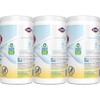CLOROX Clorox Free & Clear Compostable Cleaning Wipes, Light Lemon