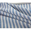 Plenmor Cotton Linen Table Cloth Stripe Tassel Square Tablecloth Dust-Proof
