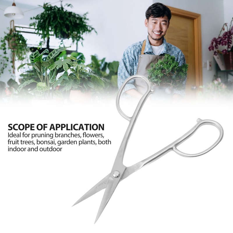 Bud Trimming Scissors Stainless Steel Floral Scissors Plant Shears Flowers
