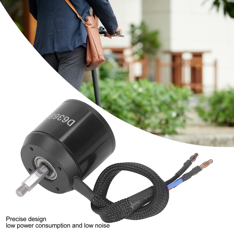 Scooter Brushless Motor 280KV Aluminum Alloy Threaded Shaft Low Noise