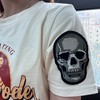 Zittop Skull Patch DIY Horror Applique Embroidered Sew Iron on